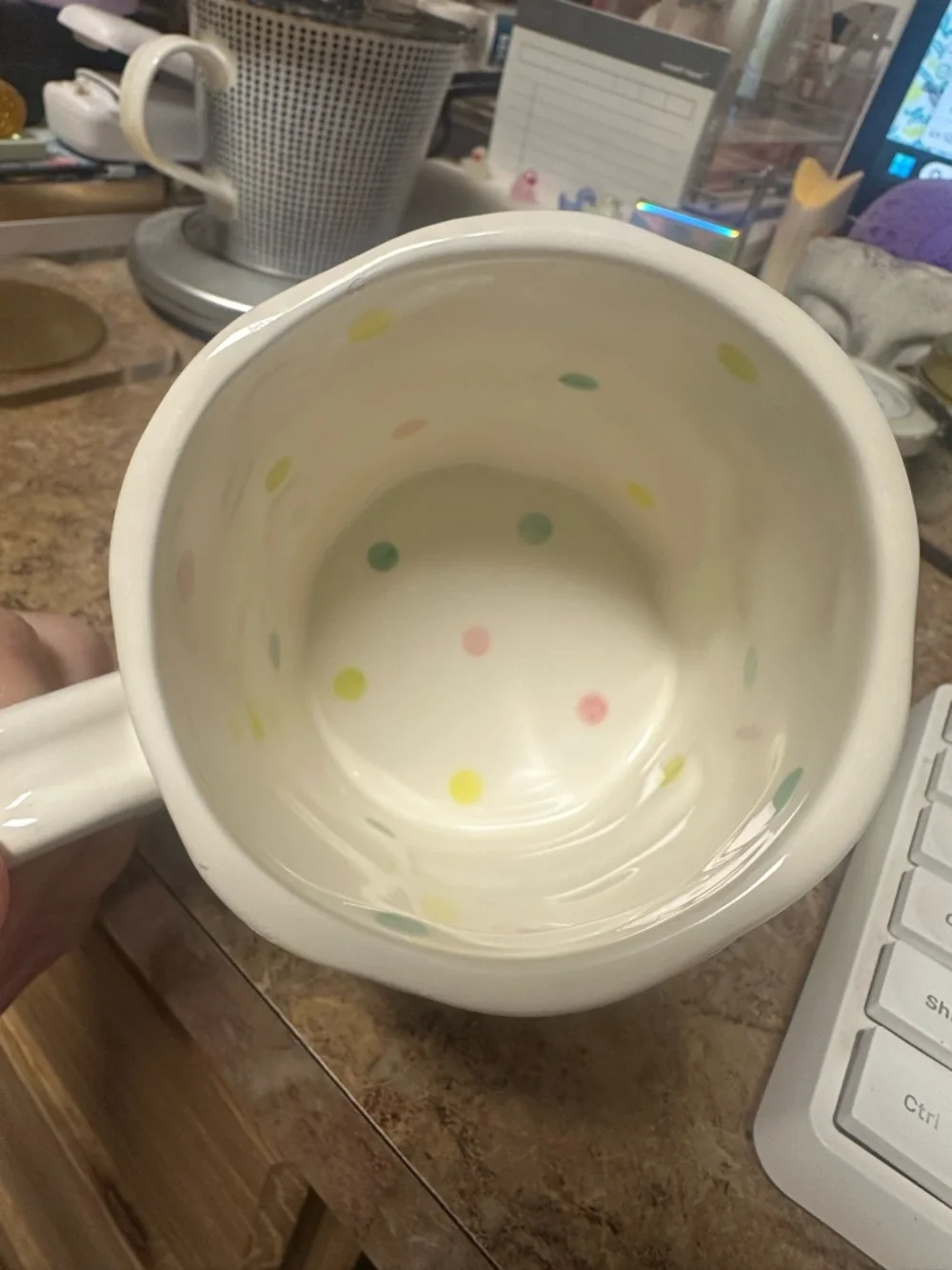Mud Pie Dots Funny Birthday Mug
